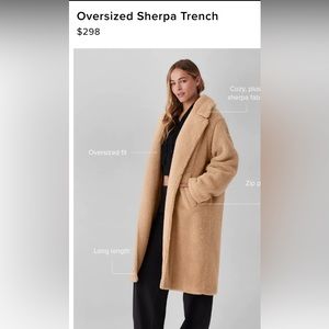 Alo Yoga sherpa trench